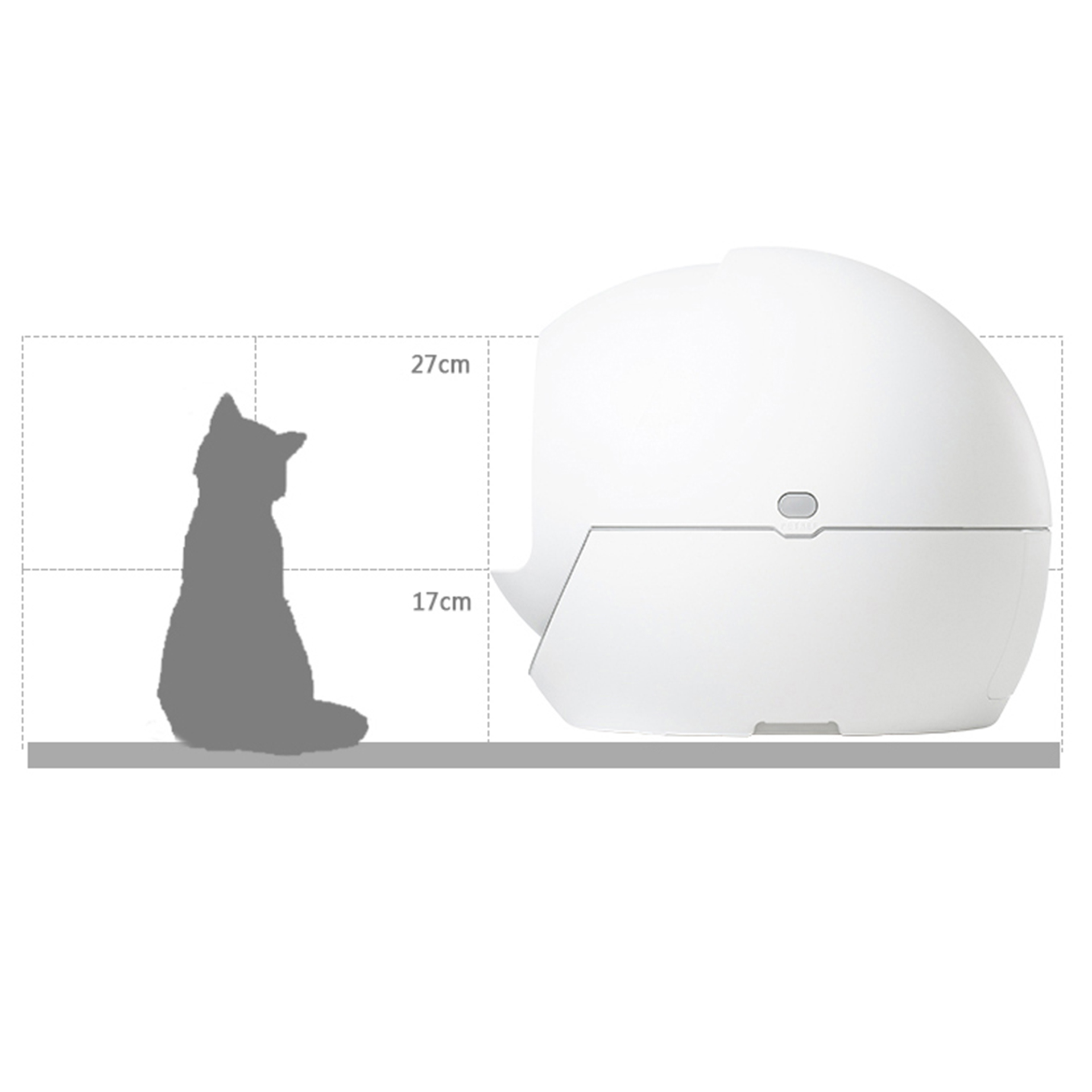 Smart Cat Litter Box International Version 100% Work With App Self-Cleaning Cat Litter Box Automatically