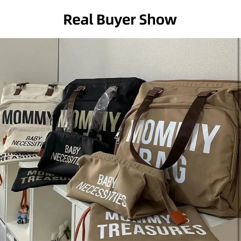 PANGDUBE 3pcs/set Mom Bag Large Capacity Diaper Bag Handbag Backpack for Father Baby Nappy Bag Maternity Bags Dad Backpack 241126