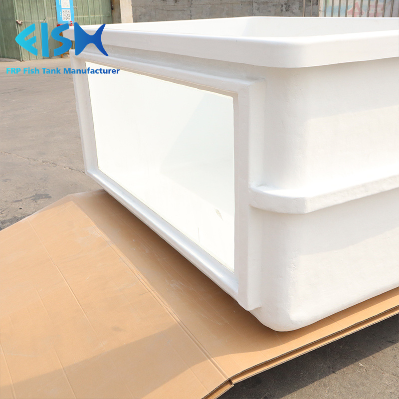 fishfrp 2023 custom blue white black fiberglass frp fish turtle shrimp reptile farming aquaponics aquaculture pond tank