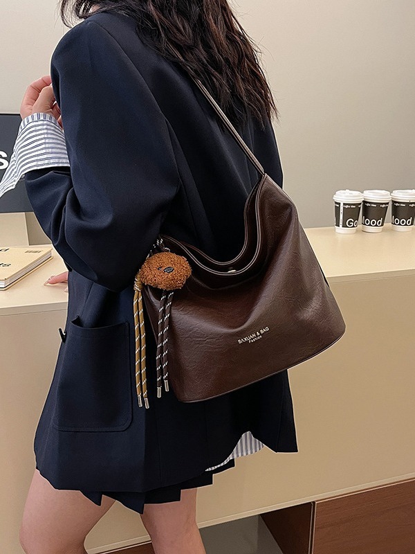 Autumn And Winter Super Popular Bags For Women New Versatile Single Shoulder Armpit Bag, Hand-held Bucket Bag Designer Handbags