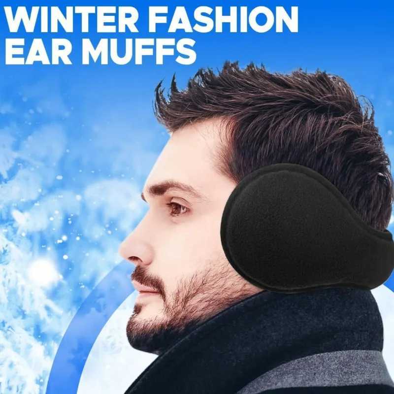 Winter anti cold and warm earmuffs flannel thick earmuffs for convenient anti freezing plush earmuffs for outdoor sports soft and hot earmuffs W241126