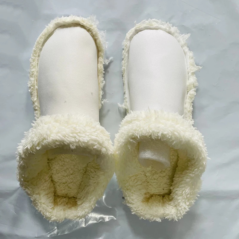 Wintes keeps warm short plush lining for slippers DIY accessories faux fur 241126