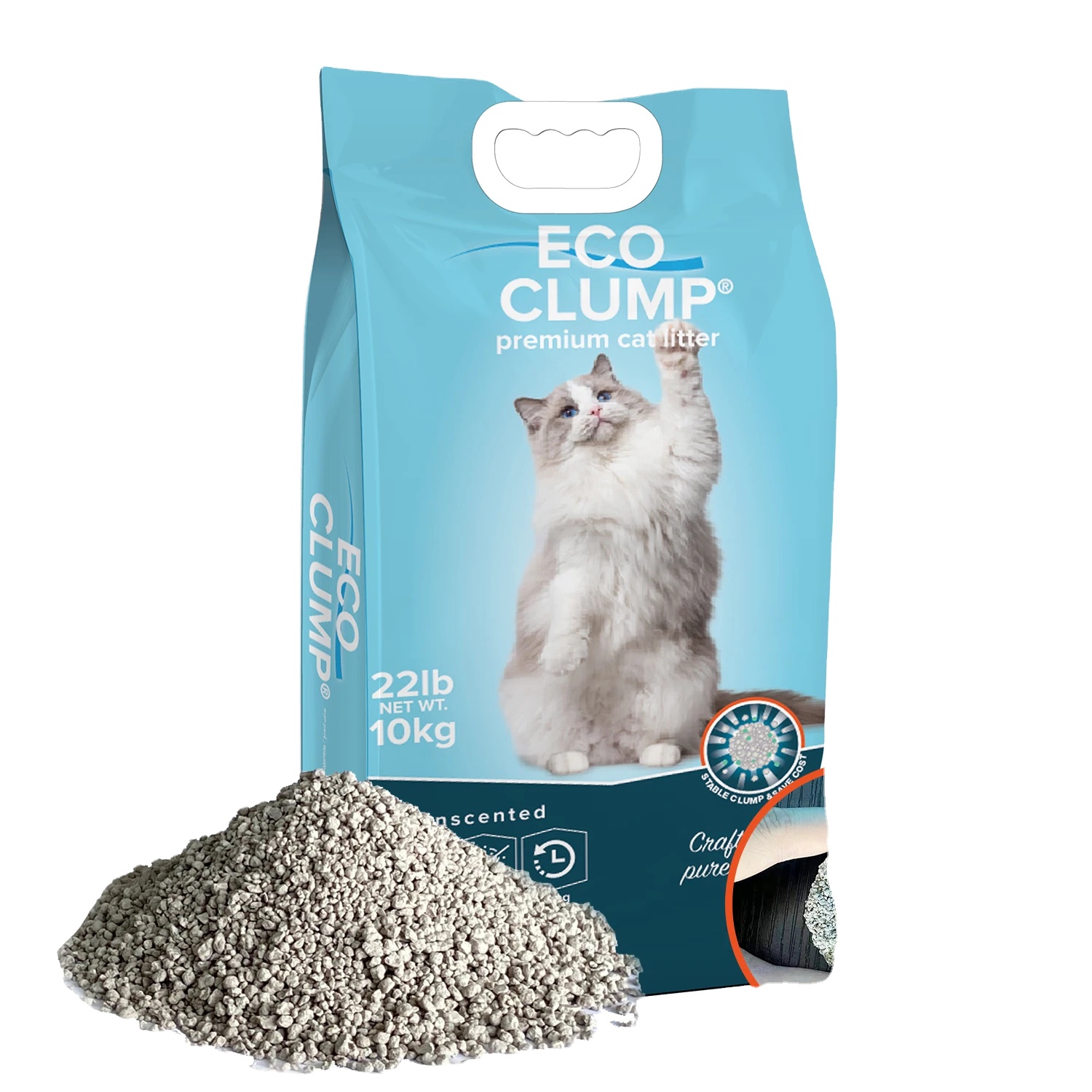 Widely sold in USA clumping bentonite cat litter sand manufacturer