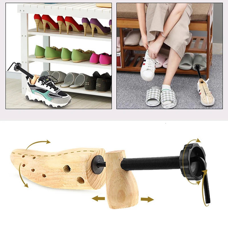 1 stretch shoe tree frame neutral shoe S/M/L suitable for women and men adjustable wooden pump boots extender tree size 241126