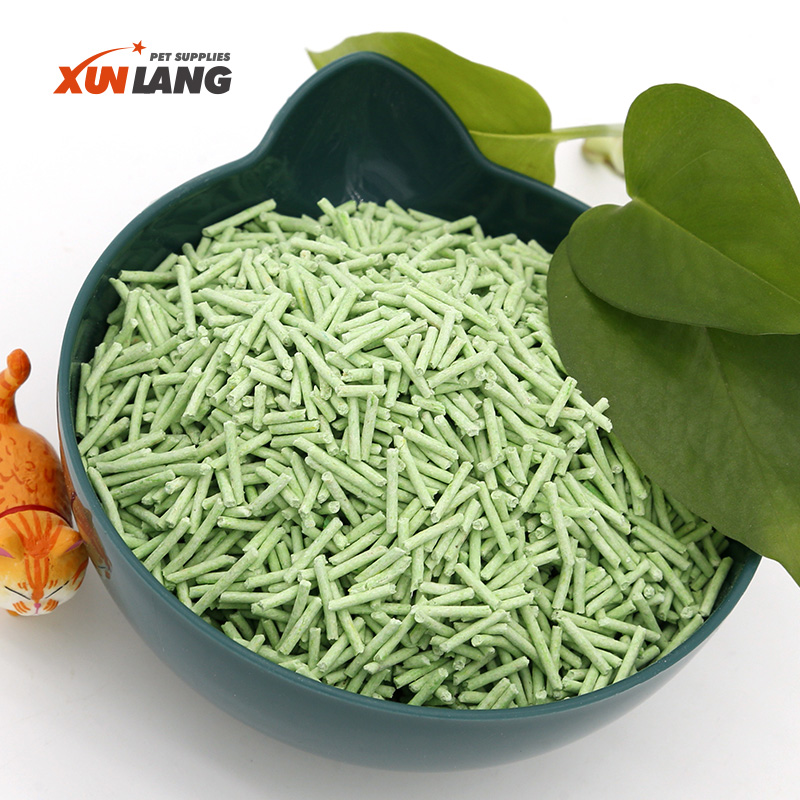 Newly Developed PetProducts Light Weight Ball Hot Sale 6l Strong Agglomeration Degradable Strip Shape Tofu Cat Litter