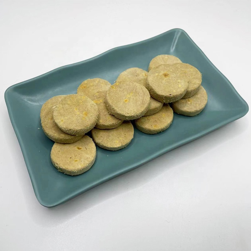 Wholesale freeze-dried dog snacks Freeze-dried Beef egg yolk pancake Freeze dried cat snacks cat Treats Pet snacks