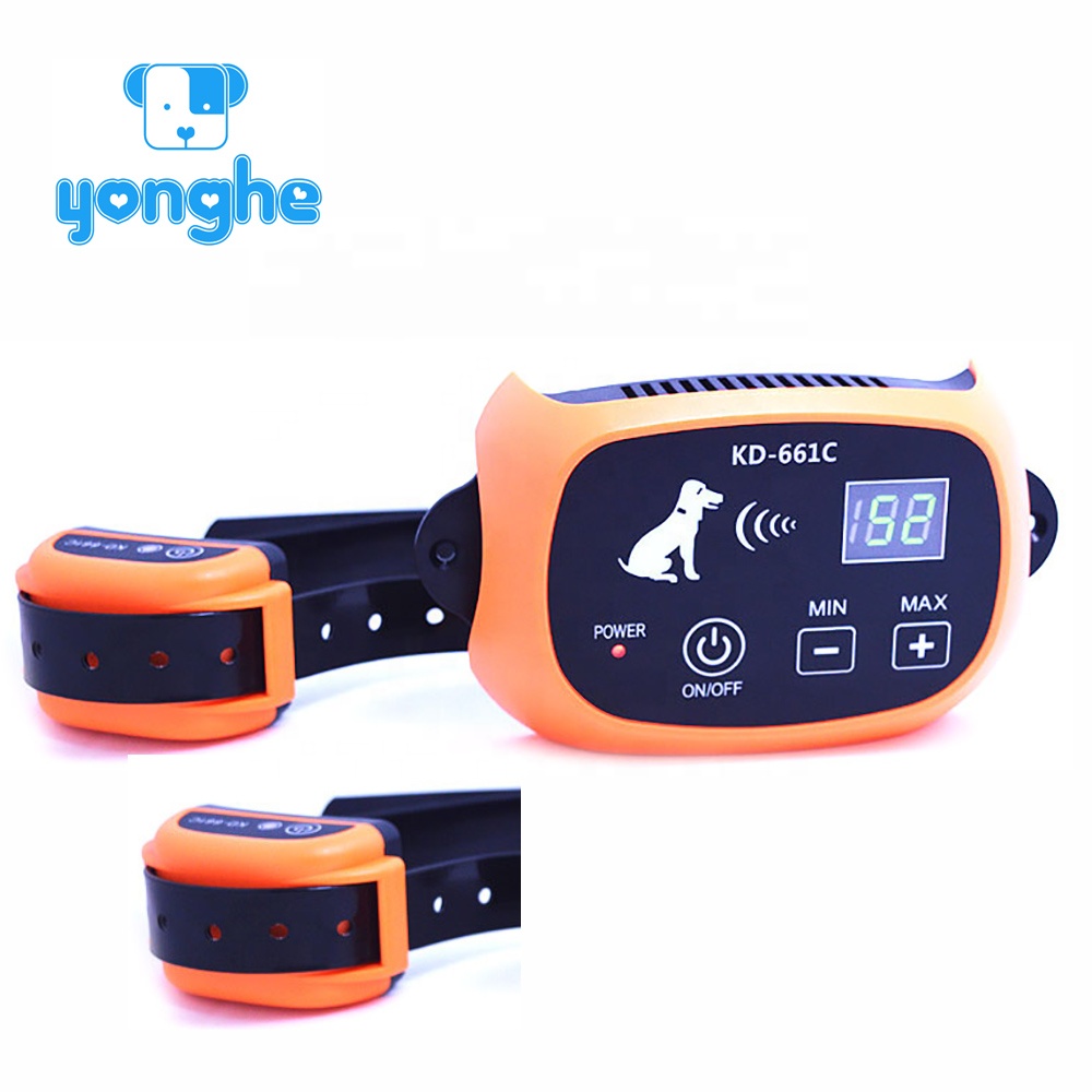 Electronic dog trainer training product electric dog fence rechargeable for 2 dogs