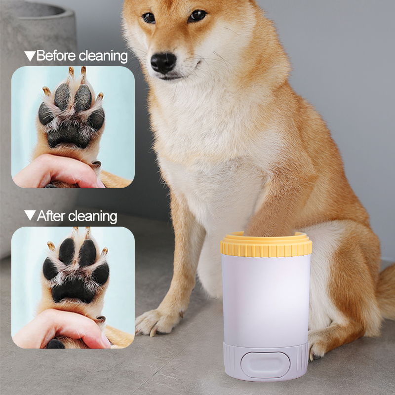 Factory Wholesale Pet Paw washer Safe and Durable Soft Silicone Portable Paw Washer Cleaner For Dogs