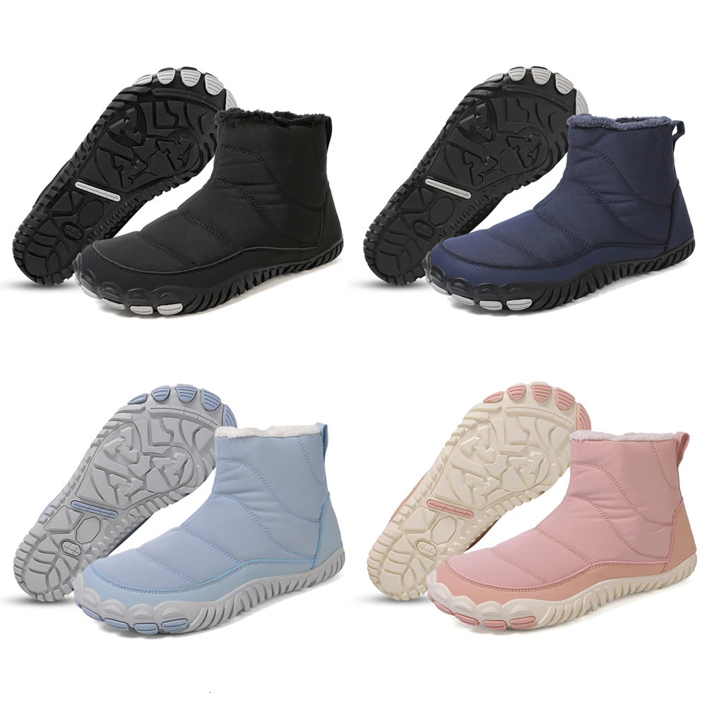 Mens winter boots womens snowshoes outdoor non slip warm fur casual sports shoes plus ankle boots hiking shoes 241126