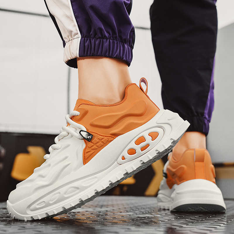 High Quality Mens shoes new autumn versatile niche thick soled youth casual sports height increasing dad trendy shoes T241126