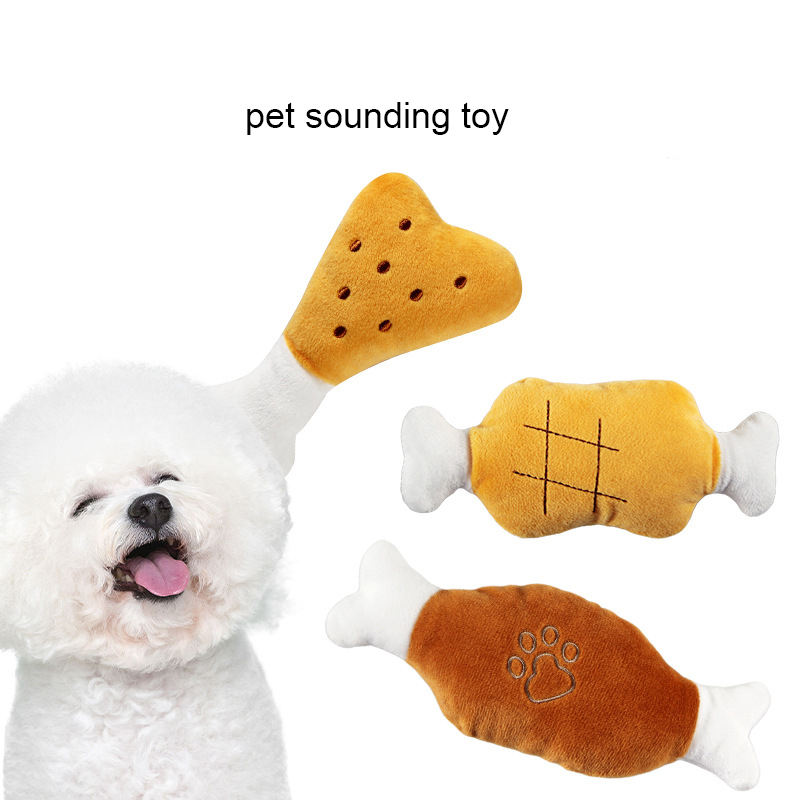 2024 Custom hot selling eco-friendly pet dog squeaky training plush Toys factory directly wholesale