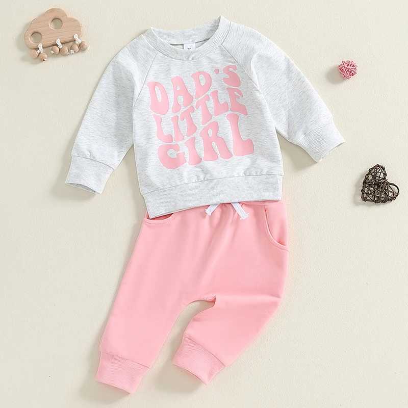Clothing Sets Toddler Girl 2-Piece Winter Outfits Cozy Sweater Jogger Pants Set Infant Cold Weather Clothing Warm Tracksuit H241126