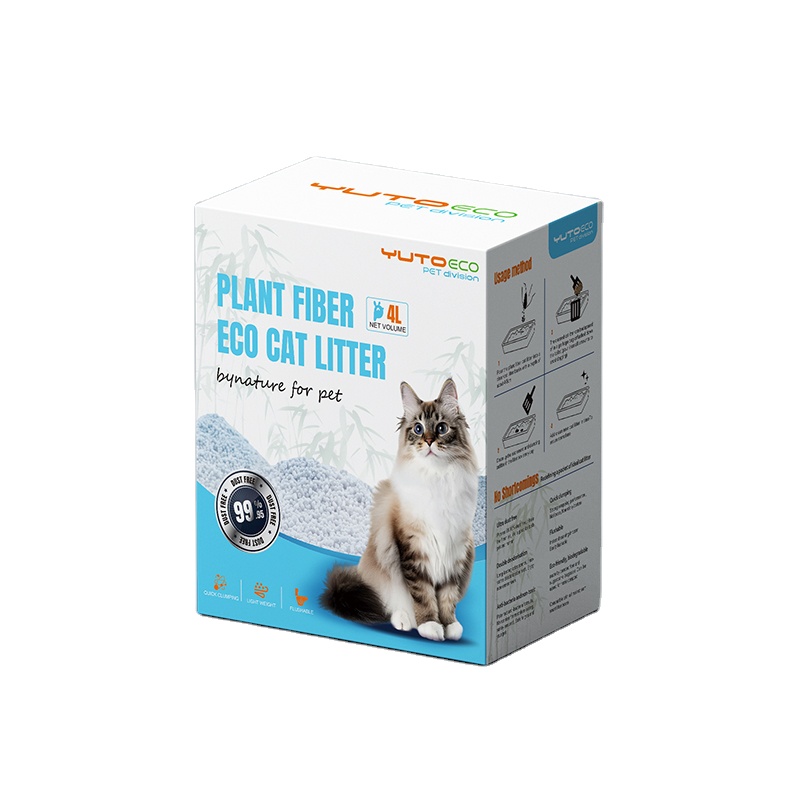 Easy To Handle Natural Cat Litter Clear Marking Natural Cat Litter Leak-Free Design Natural Cat Litter