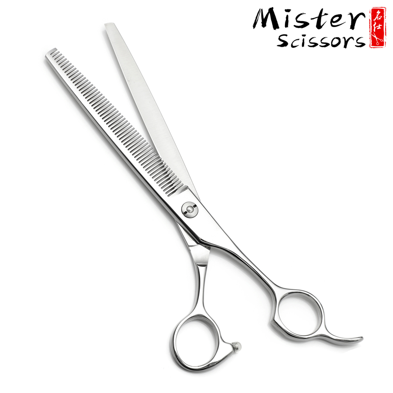 Pet Suppliers 7.5 Inch Straight Thinner 440c Stainless Steel Scissors Pet Grooming Shears