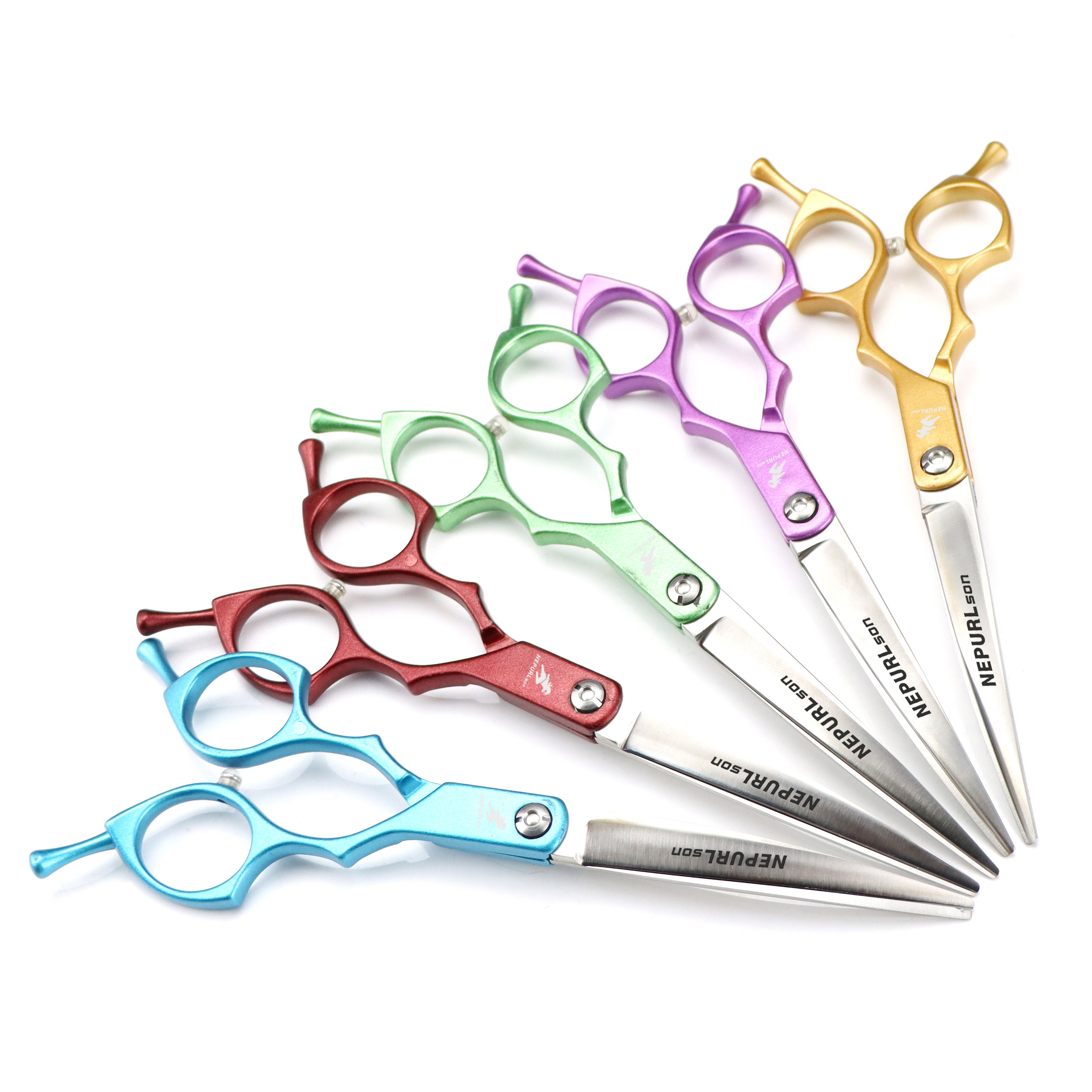 6.5 Inch Veterinary Animal Shaped Scissors Pet Grooming Scissors Curved Pet Cleaning Grooming Product Free Package