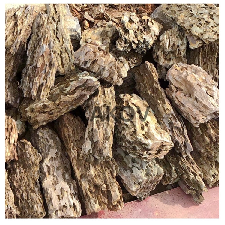 Ready to ship aquarium landscaping 10-50cm brown ohko dragon stone