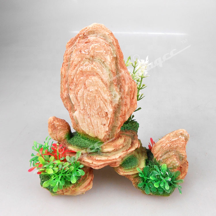 Aquarium Landscape Fish Cave Rocks Decoration for Fish Tank Ornaments , Reptile terrarium decoration Caves Hide Hut