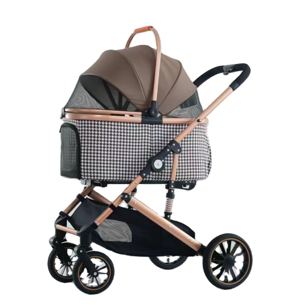 //premium pet fold travel stroller wholesale dog stroller pet carrier