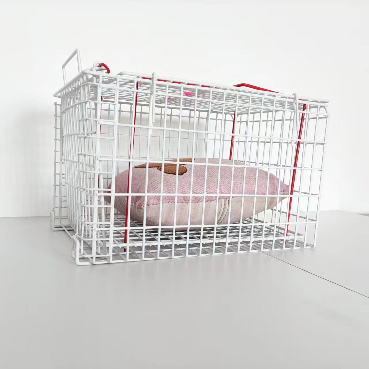 Low price high quality outdoor portable pet Carrier with quail Animal cage Carry your pet to hospital portable cage