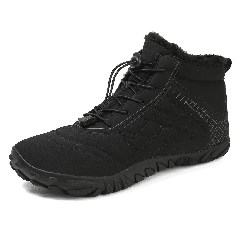 Winter Boots for Men Women Snow BareFoot Outdoor Non-slip Warm Fur Casual Sneakers Plus Size Ankle Boots Hiking Shoes 241125