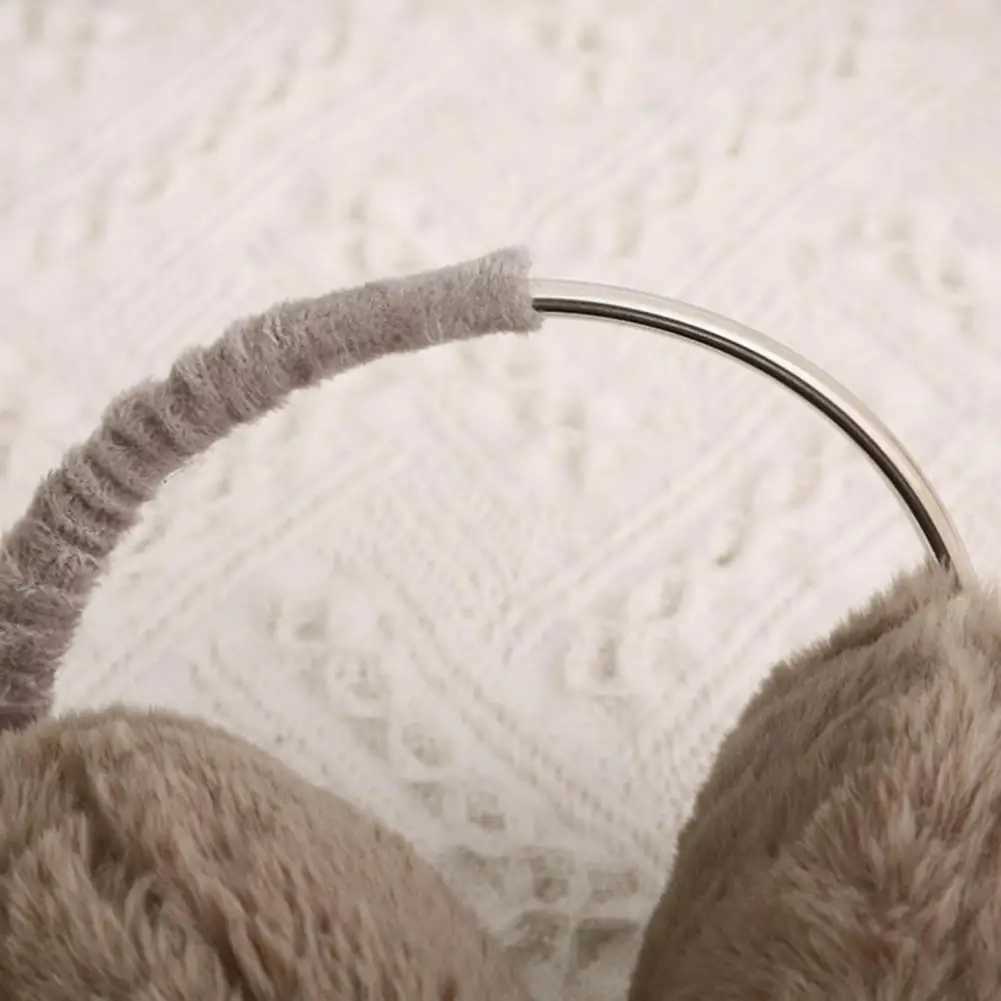 Winter Fluffy Plush Earmuffs Ear Headband Women Ear Muffs Windproof Winter Girls Ear Warmer Covers orejerasXJ241126