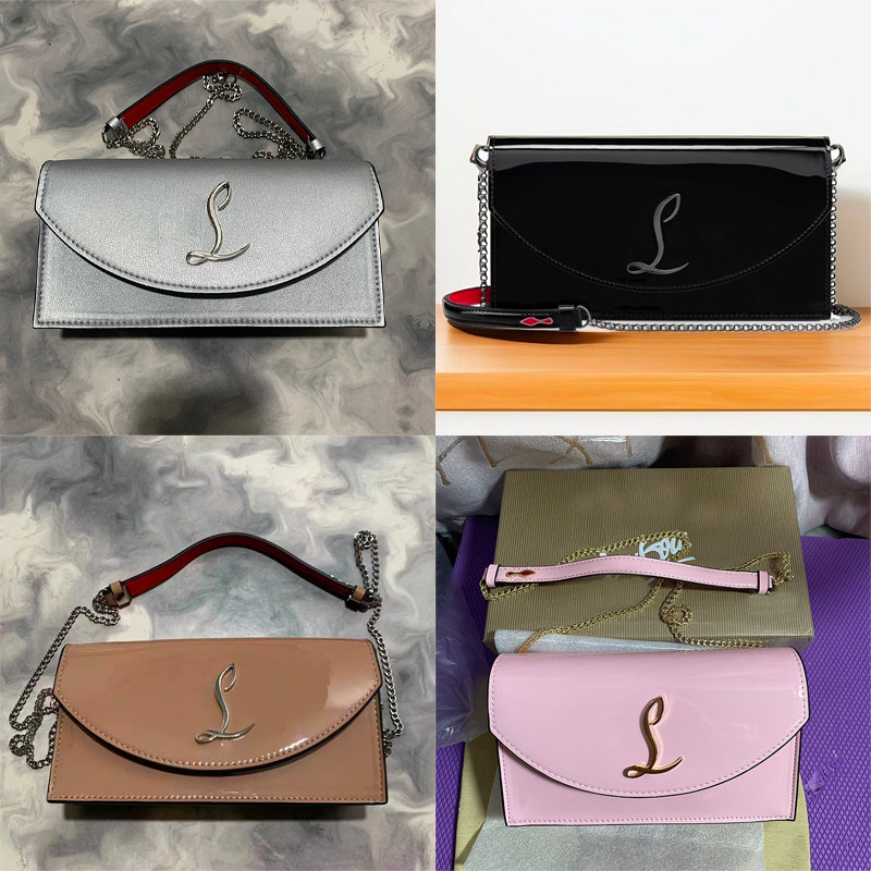 Designer Red Bottom Rivet High Womens Handmade Leather Shoulder Classic Letter Dinner Fashion Essential Crossbody Bag C