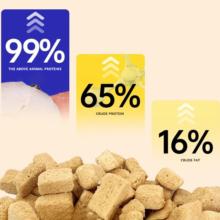 Hairy Cat Food Cod Staple Freeze TTT Hot Sale Other Pet Food Full Stage Adult Trmc Real Meat Grain Free All Natural Dog & Cat Fo