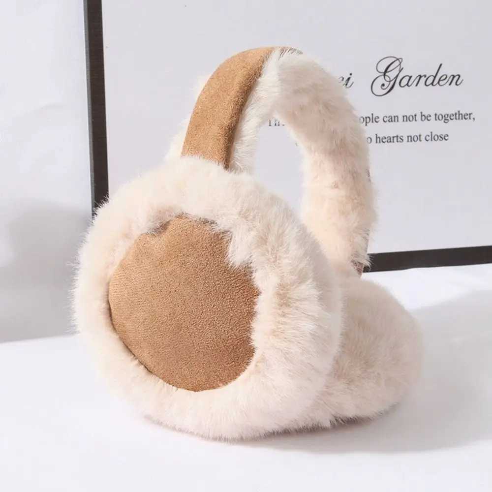 Comfortable Suede Plush Earmuffs Folding Thicken Winter Earmuffs Earfl Windproof Foldable Ear Cover MenXJ241126