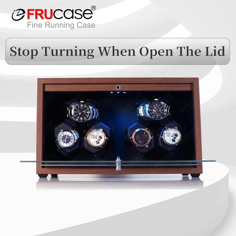 FRUCASE Watch Winder for Automatic Watch Winder Use USB Cable 6 241125