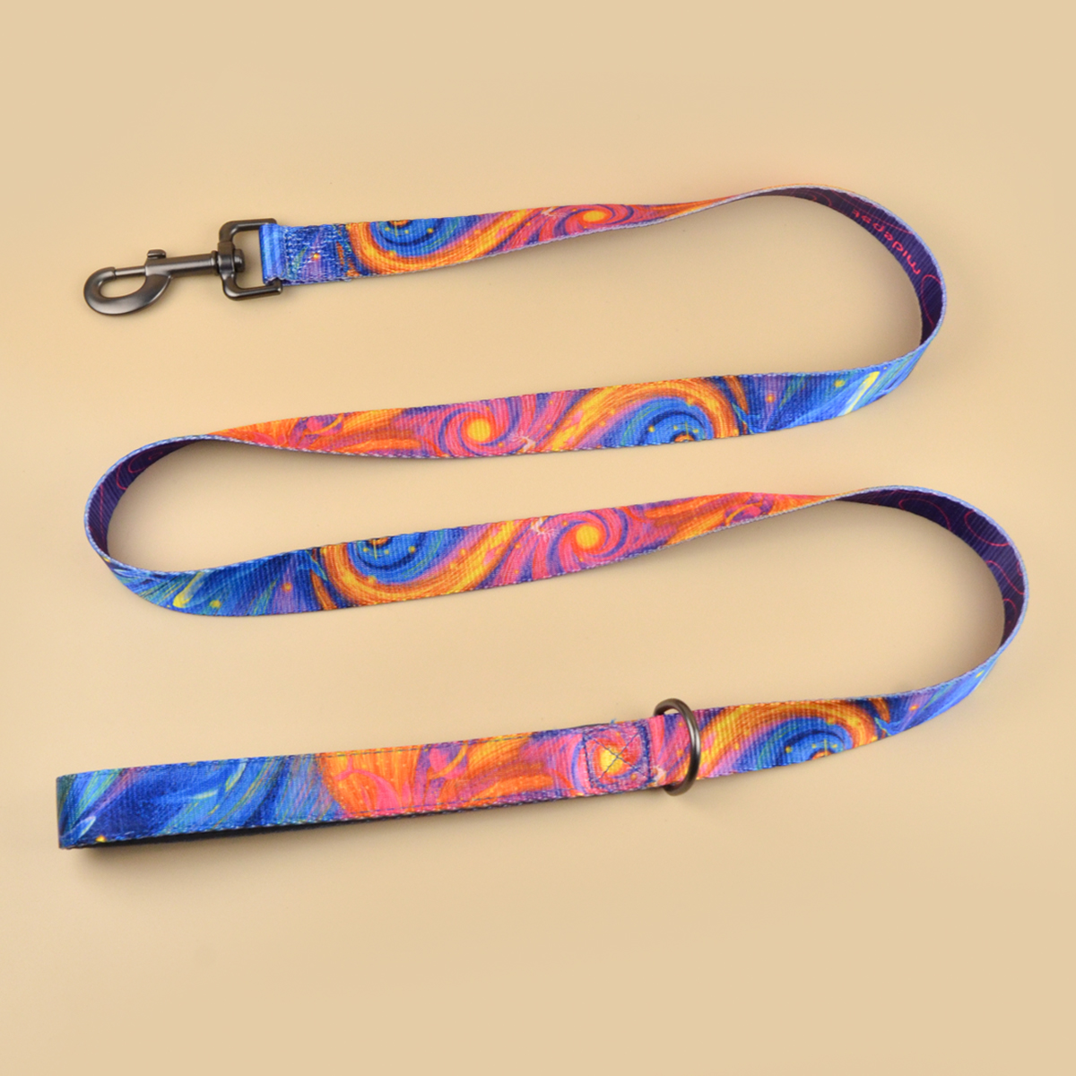 MIDEPET Custom Pattern LOGO Accept Low MOQ Accept Beautiful Print Adjustable Pet Leashes Leads For Big Medium Small Dogs