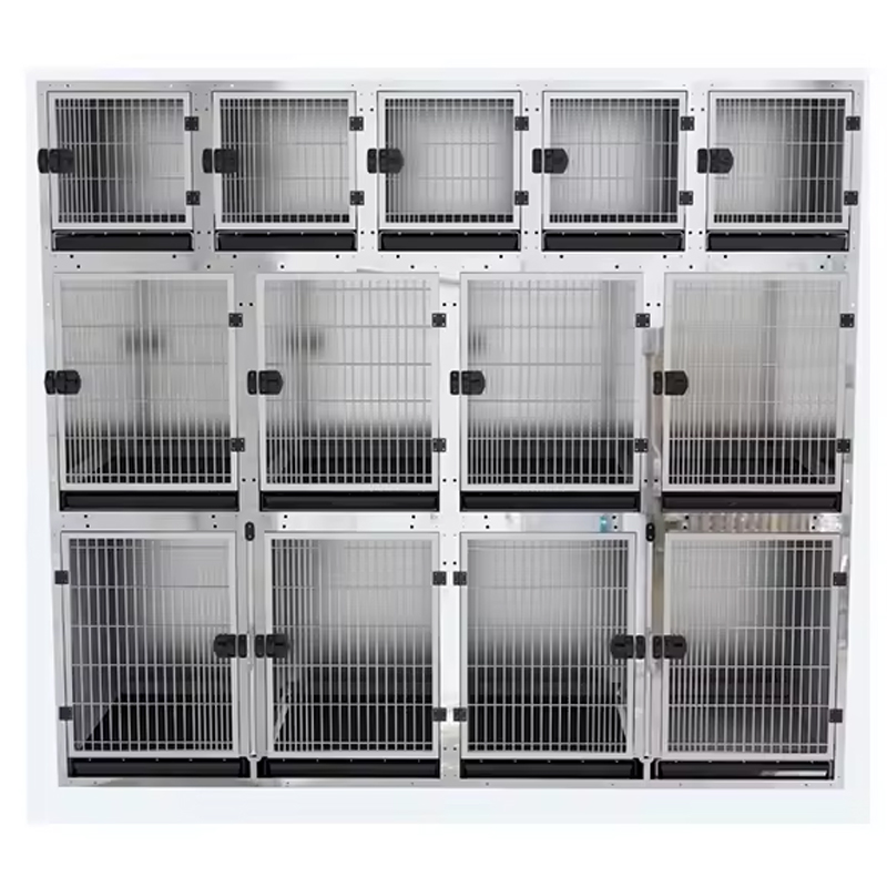 High Quality Security Professional Modular Sus304 Dog Cage Metal Dog Kennel Dog Cage