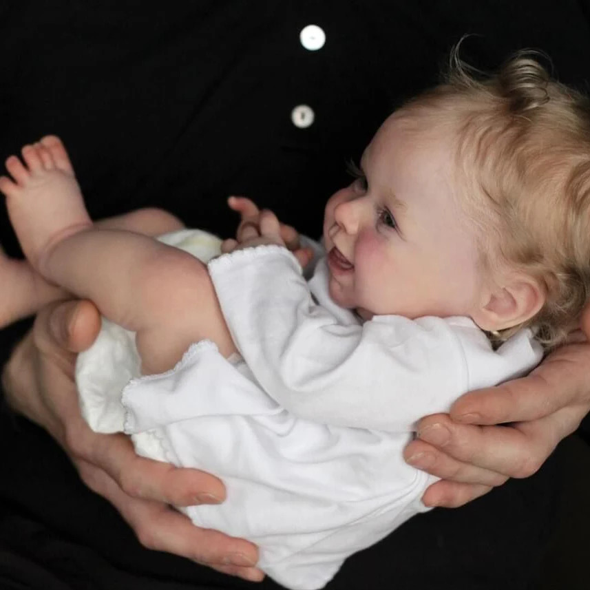 NPK 20inch Lifelike Reborn Doll born Harper Soft Touch Cuddly Body Doll Handmade with Genesis Paint Visible Veins Multiple 241126