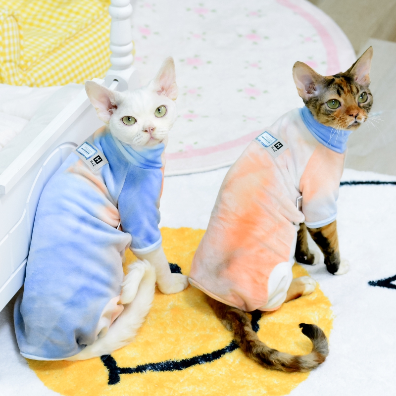 Winter cat clothes Cute classic velvet and polyester XS to XXL sizes to keep cats warm