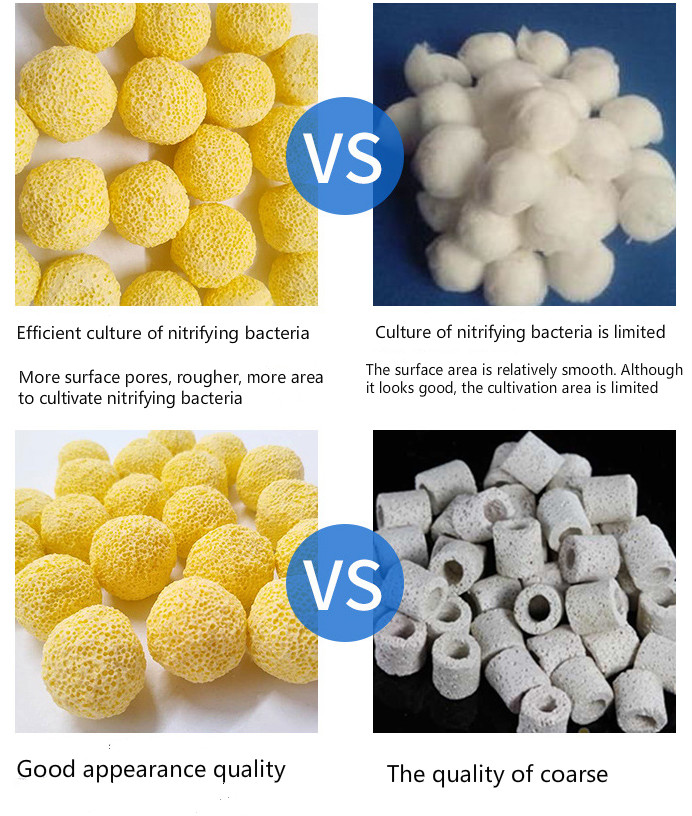 2024 hot sale Far Infrared Bacteria House Aquarium Filtration Materials Aquarium bacteria ball