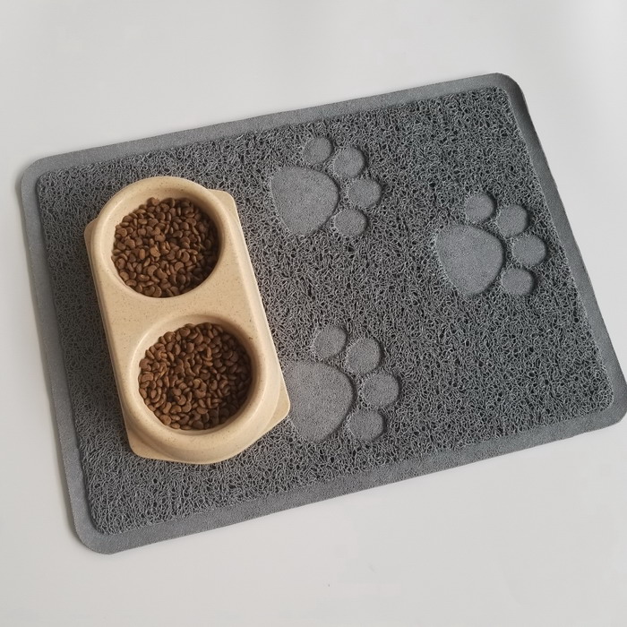 pvc cat litter trapper mat pet feeding mat plastic pet mat