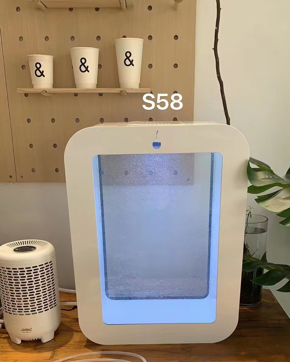 Leyu custom Small Desktop jellyfish tank Led light USB interface Family fish tank aquarium
