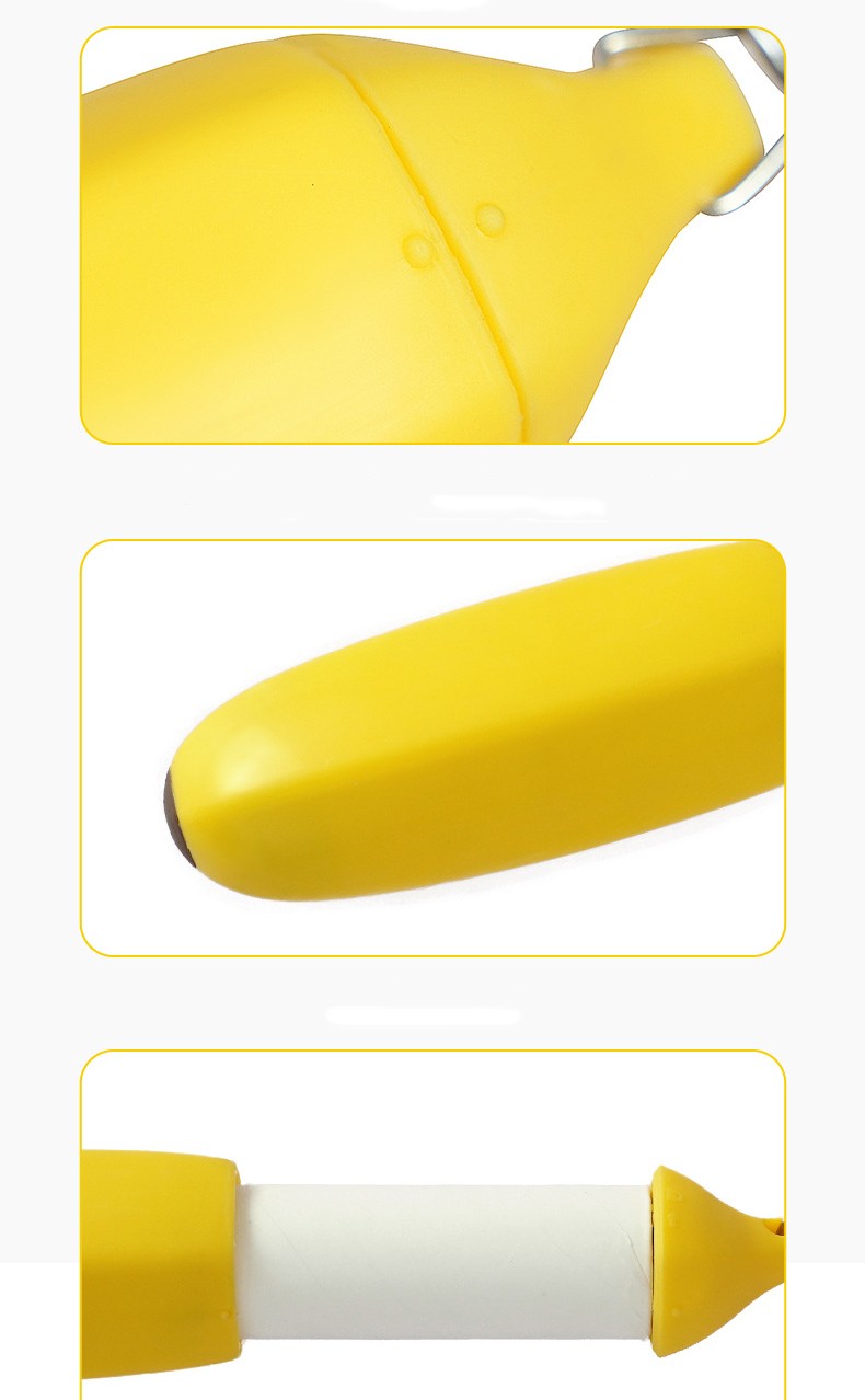 Mini Portable Home Use Pet Hair Cleaning Sticker Useful Sofa Clothes Pet Hair Remover Sticky Paper Banana Shape Pet Supplies