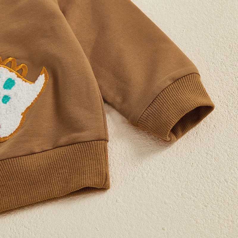 Clothing Sets Toddler Boy Winter Outfit Cute Bear Print Hoodie and Fleece Pants 2 Piece Set Warm Clothes for Baby Boy H241126
