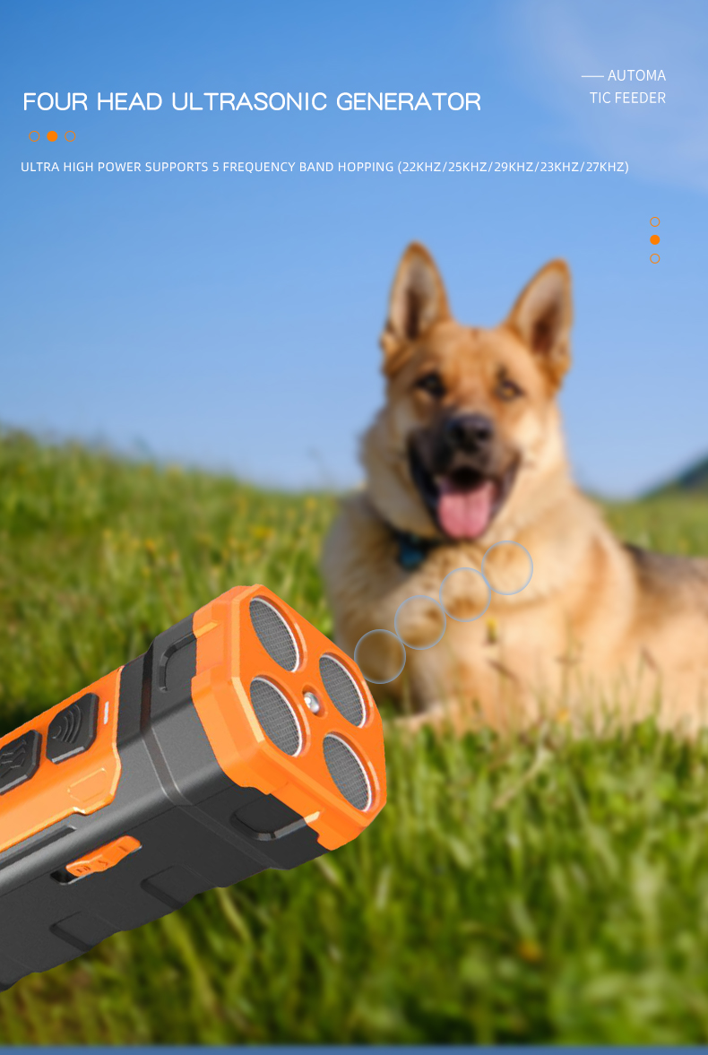 iPetDog Factory Direct Anti-Barking Device for Dogs Indoor & Outdoor Use Pet Training & dog Behavior training Product