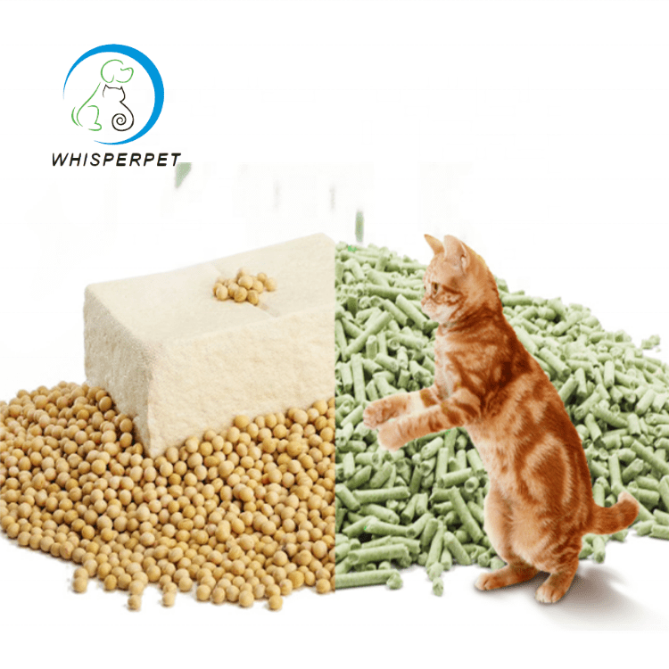Pet Supplies Cat Litter Sand Strong Fragrance Colorful Clumping Safe Clean Dust Free Corn Tofu Cat Litter Sale Whisperpet