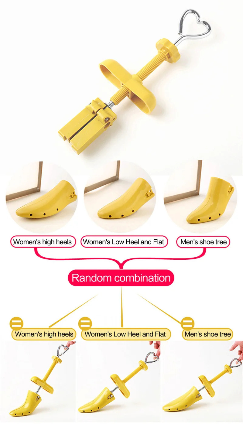 1 PC=Three use shoe trees adjustable shape for women and men shoe trees adjustable shape professional shoelaces 241126