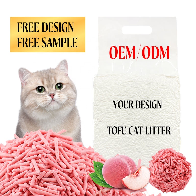 Pet Supplies Cat Litter Sand Scoopable Clumping Safe Clean Dust Free Soybean Tofu Cat Litter Sale Catlike