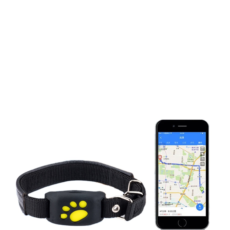 Find My Airtag Pet Tracker Necklace Smart GPS Collar for Dogs and Cats Compatible with Apple Devices