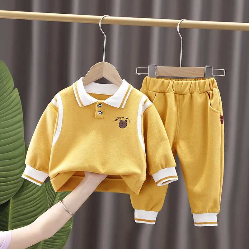 Clothing Sets Spring Autumn Children Baby Boys Sport Clothes Cartoon T-Shirt Pants 2Pcs/sets Infant Kids Casual Clothing Toddler Tracksuits H241126