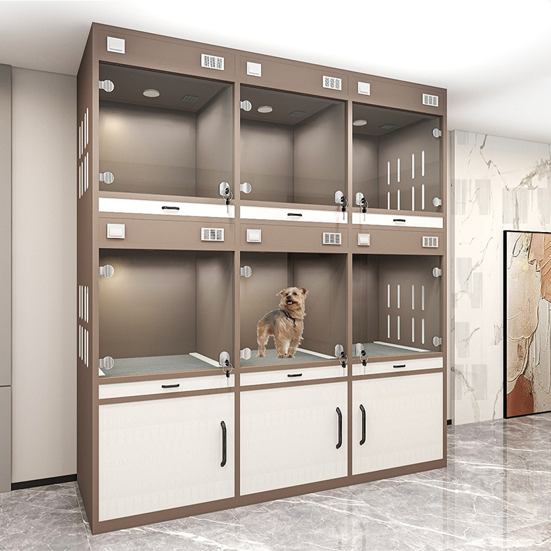 2023 Dog Accessories pet modular cage small animal indoor wooden Dog house Dog cat Isolation Cage