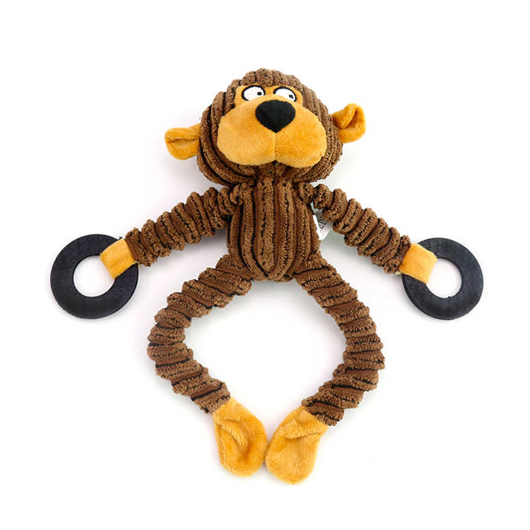 Wholesale Hot-sellig Pet Animal Plush Stuffed Squeaky Toy for Dogs and Cats Teeth Cleaning Claw Grinding Interactive New Pet Toy