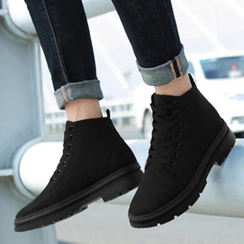 Men Boots Elevator Shoes Hidden Heels Canvas Heightening Shoes For Man Increase Insole 10CM 8CM 6CM Sports Casual Height Shoes 241114