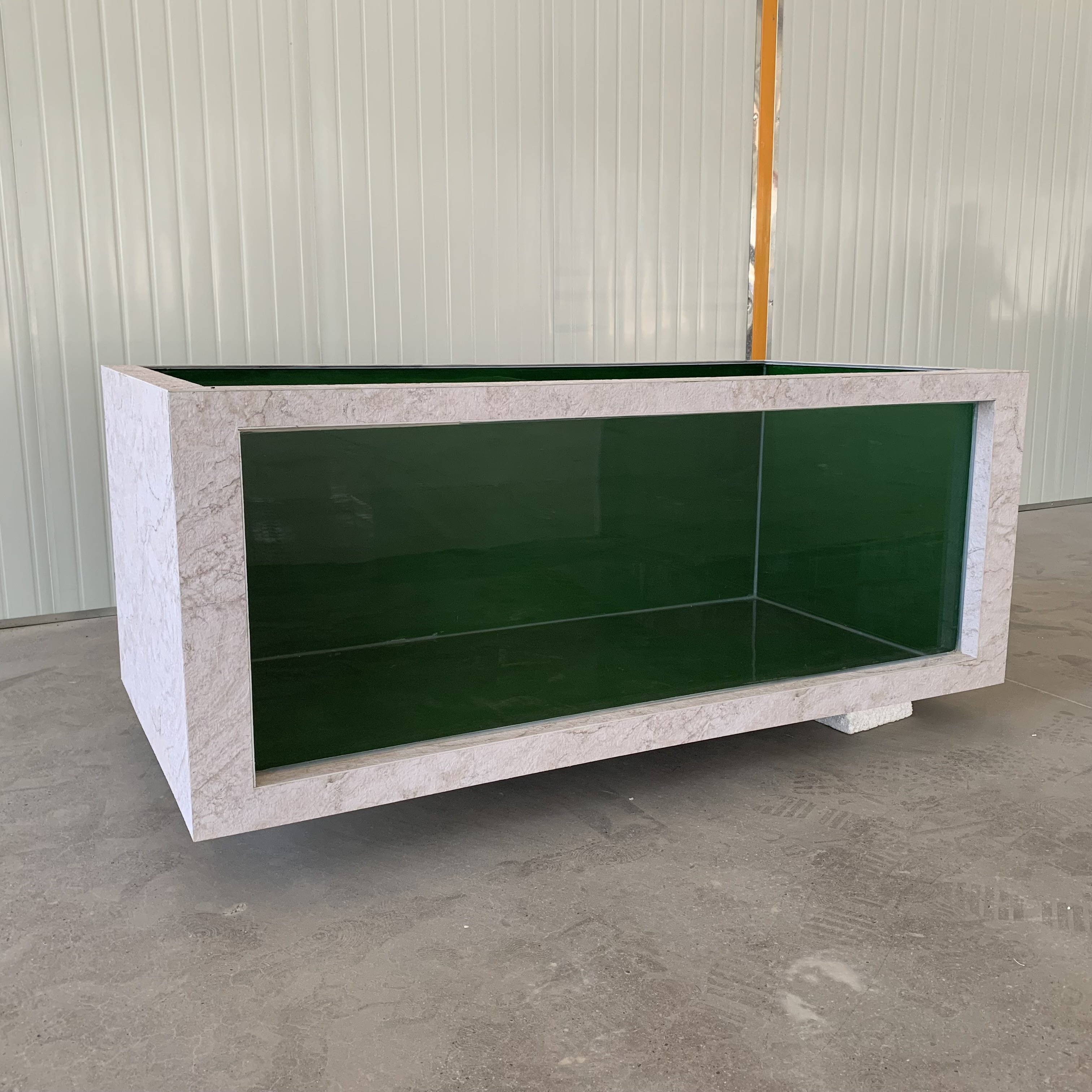 cheap background indoor large fiberglass frp glass viewing large fish tank sizes rectangle 120 gallon koi fish tank aquarium
