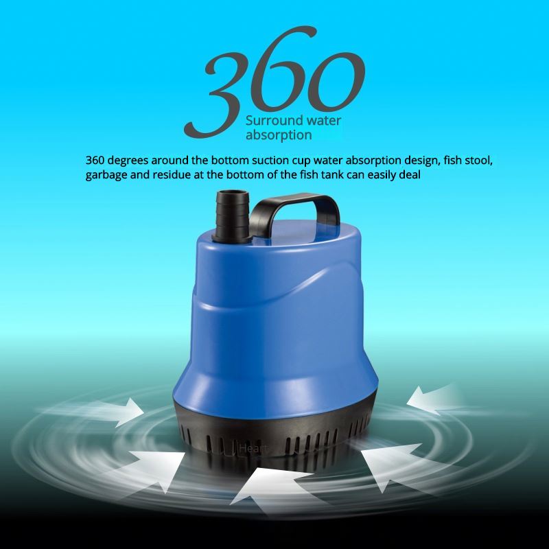 Guangdong 3000 L/H good quality submersible water pump aquarium 60w aquarium filter