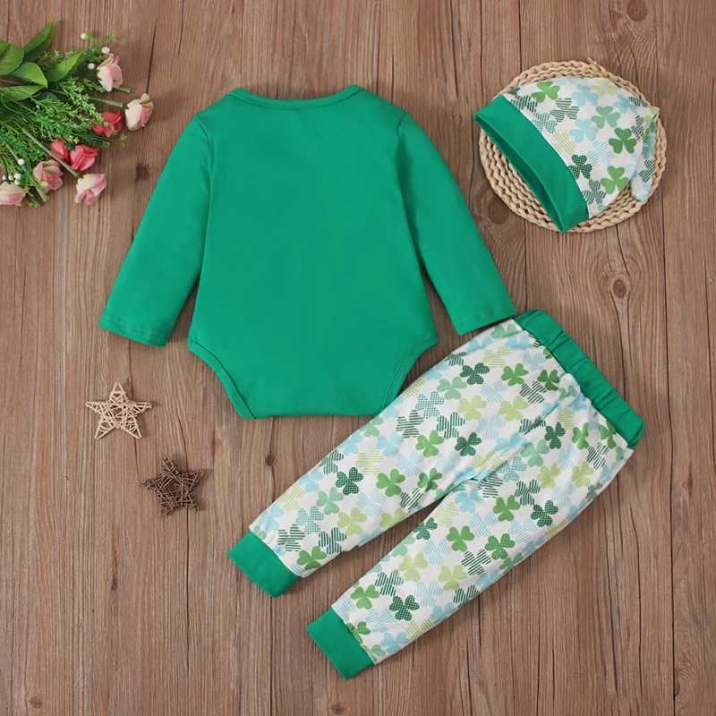 Clothing Sets Newborn Baby Girls Floral Print Romper Pants Headband Set Spring Outfits Long Sleeve Infant Clothes Set for Girls H241126